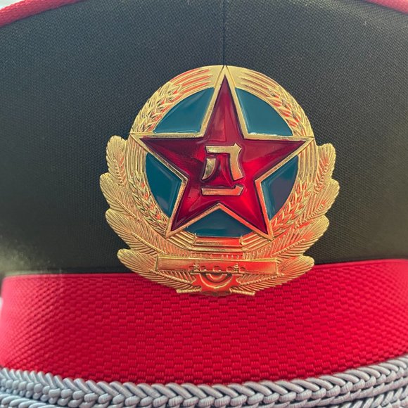 Chinese PLA Ground Forces Army Military Visor Size 58 or 7 1/4 - Picture 5 of 5